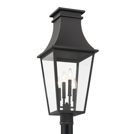 Gloucester - 4 Light Outdoor Post Mount 12" <!--Two Is Greater Than One-->