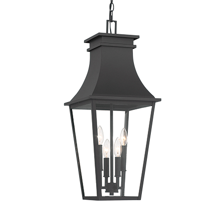 Gloucester - 4 Light Outdoor Chain Hung Lantern 12" <!--Two Is Greater Than One-->