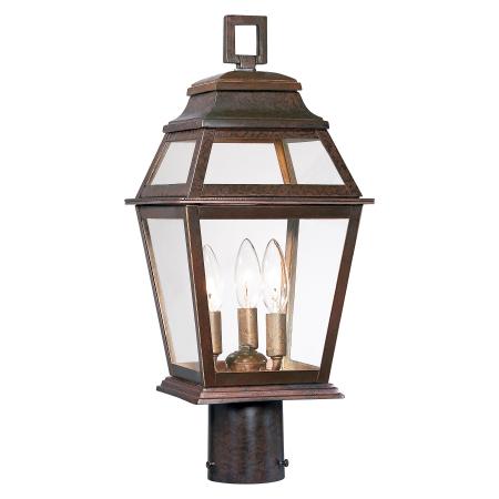 Minka Group Exterior Lighting Post Light Crossroads Point 3 Light Outdoor Post Mount