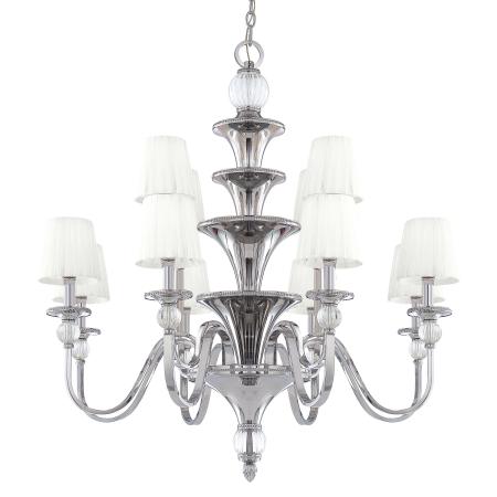 Aise Collection - 12 Light- 2 Tier Chandelier
