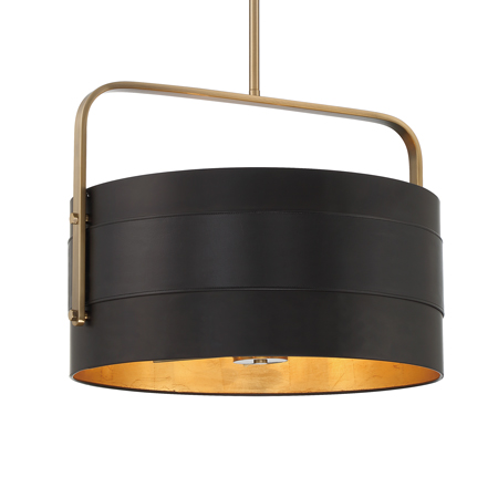 Contrast - 5 Light Pendant & Semi Flush with Metal