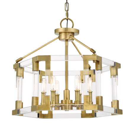 Prima Vista - 6 Light Semi Flush/Pendant