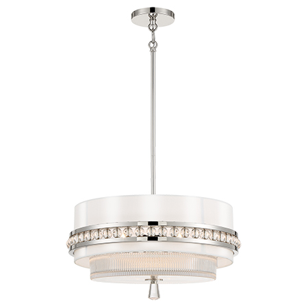 Sutton - 3 Light Semi Flush and Pendant, a Robin Baron Design