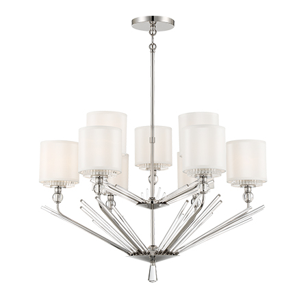 Sutton - 9 Light Chandelier, a Robin Baron Design