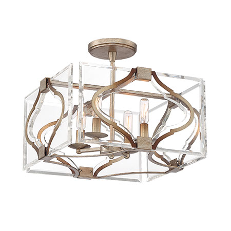 Brenton Cove- 4 Light Semi Flush / Pendant