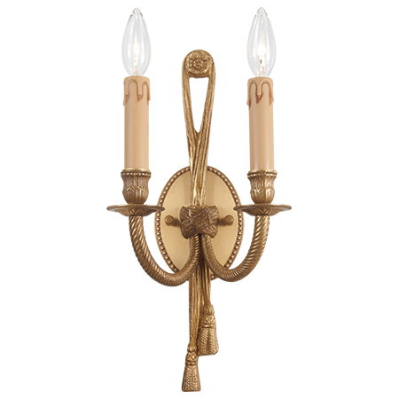 Metropolitan® Family Collection - 2 Light Wall Sconce 