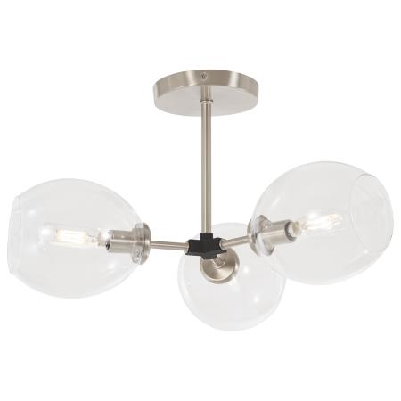 Nexpo - 3 Light Semi Flush