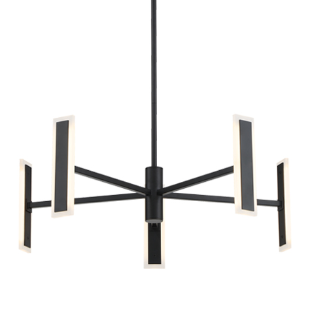 Edge - 5 Light Led Chandelier Fixture