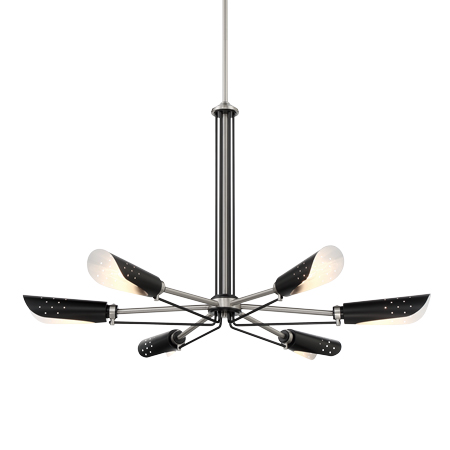 Turbine - 6 Light Chandelier