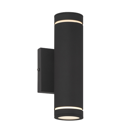 Supotto - 10" 2 Light LED Outdoor Wall Sconce