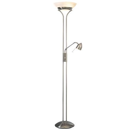 George's Reading Room™ - 2 Light  Torchiere with Reading Lamp
