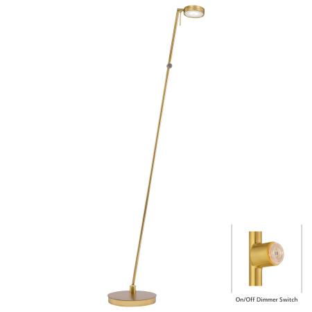 George Kovacs P4308-248 Honey Gold 1 Light LED Swing Arm Wall Lamp 