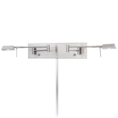 George's Reading Room - 2 Light LED Swing Arm Wall Lamp