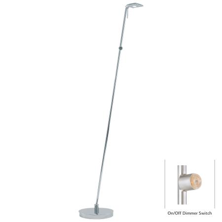 George's Reading Room™ - 1 Light LED Pharmacy Floor Lamp