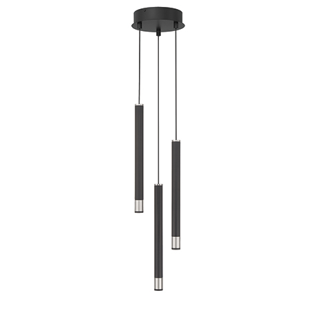 Wand - LED 3 Light Pan Pendant