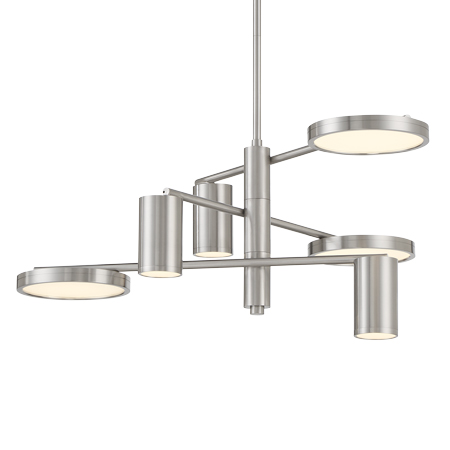 Swivel - 6 Light LED Chandelier