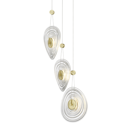 Topknot- 3 Light LED Pendant