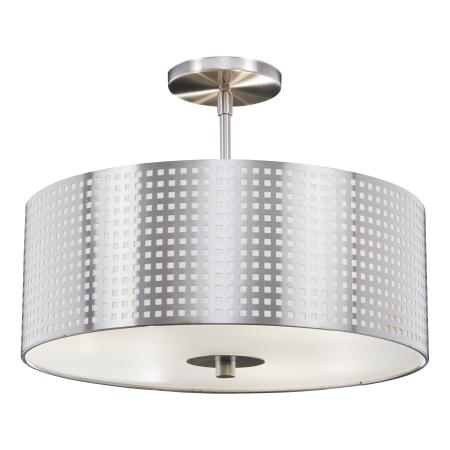 Grid™ - 3 Light Semi Flush