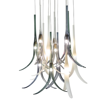Featherly - 13 Light Pan Pendant