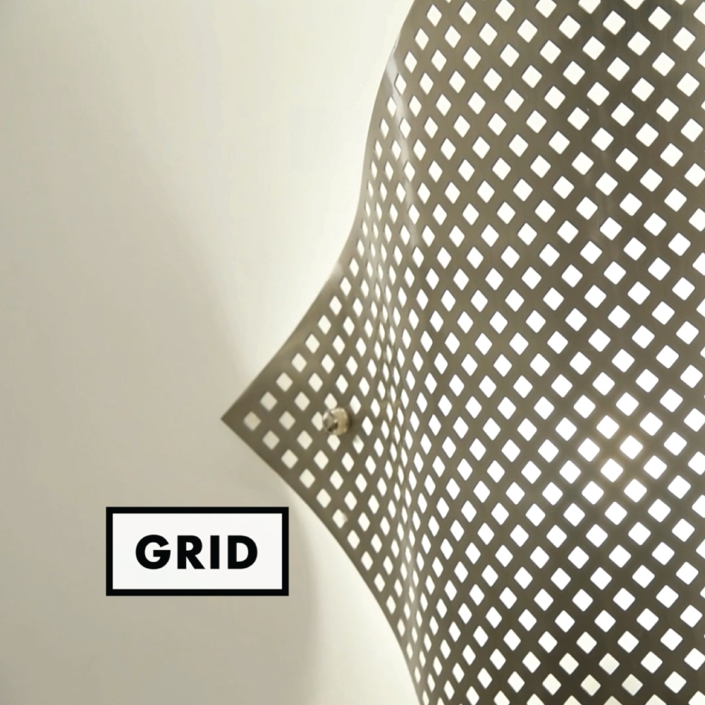 Grid™ - 3 Light Semi Flush Mount