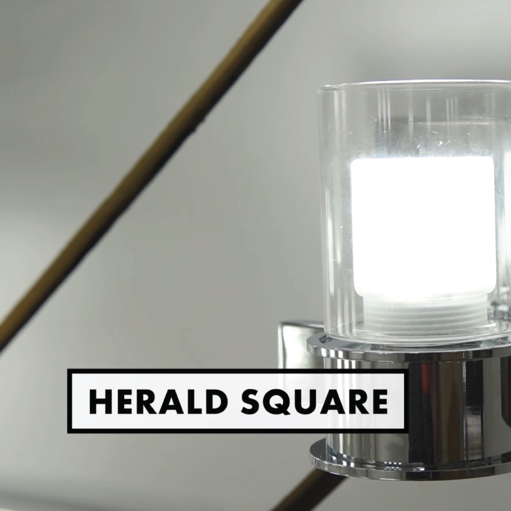 Herald Square -  2 Light LED Bath