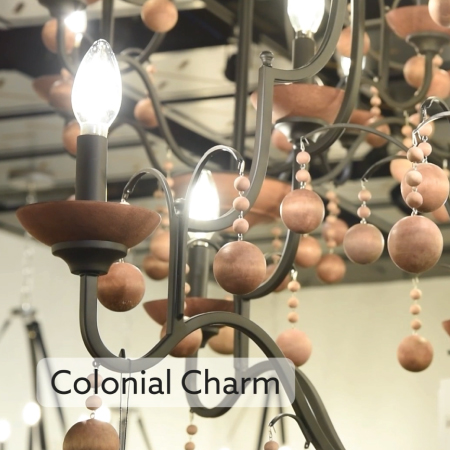 Colonial Charm - 3 Light Chandelier