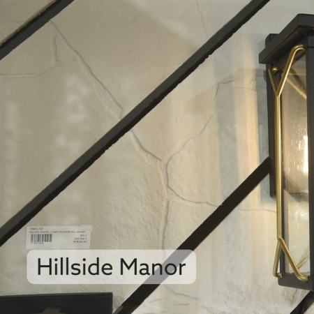 Hillside Manor - 1 Light Outdoor Wall <!--Two Is Greater Than One-->