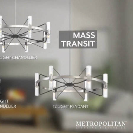 Mass Transit - 35" LED Pendant