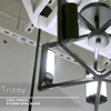 Trizay - 5 Light LED Semi Flush Mount